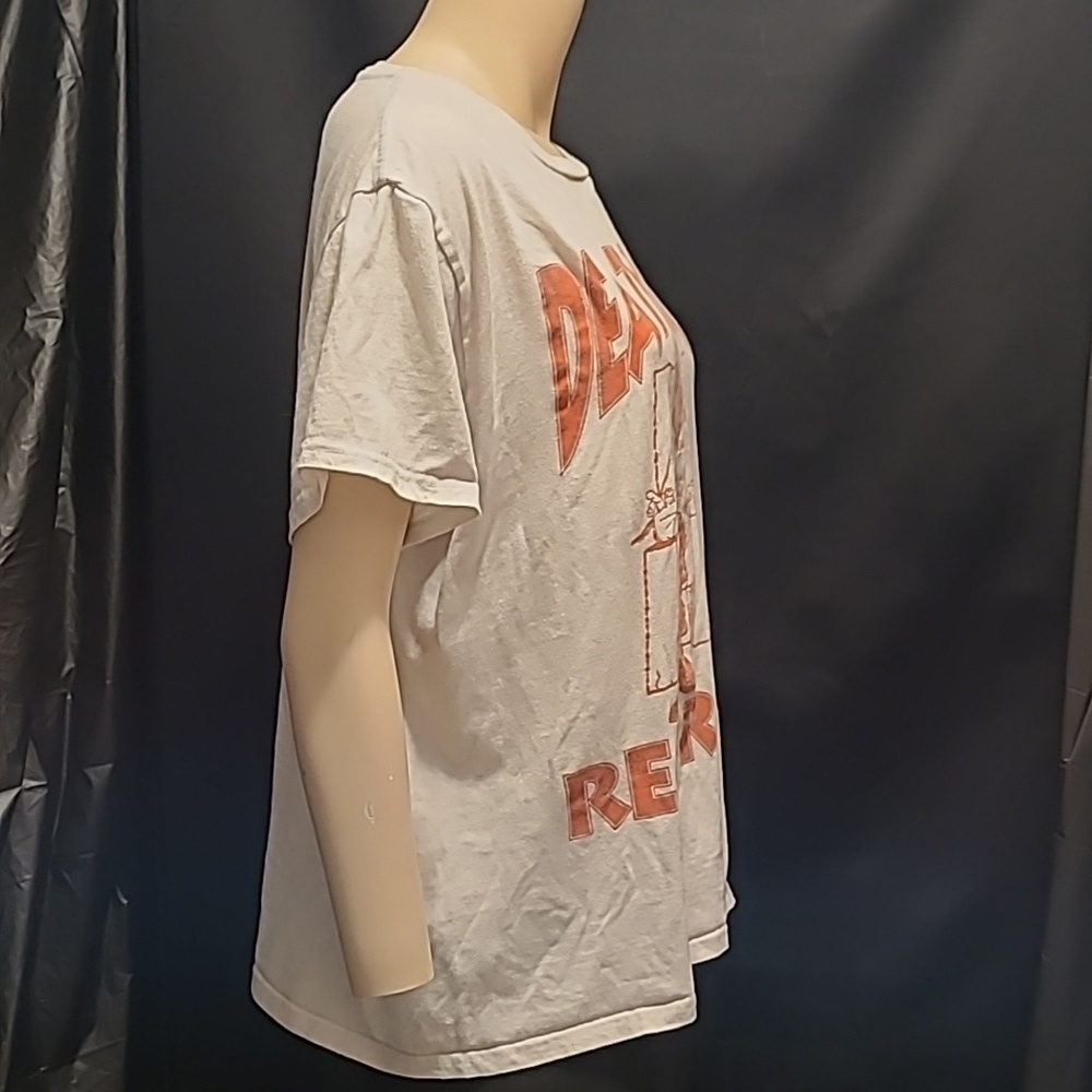 Death Row Records White and Red Graphic T-Shirt Size Large - Picture 4 of 9